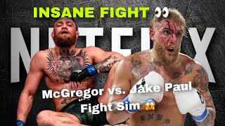 JAKE PAUL VS. CONNOR MCGREGOR/ CRAZY BLOODY BATTLE! A LOT OF LAUGHS