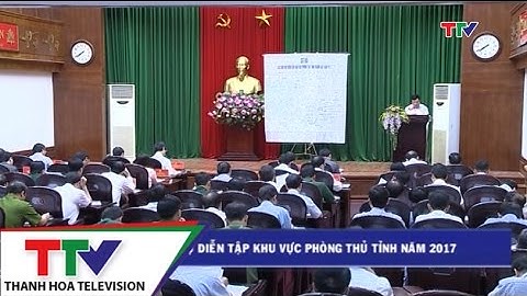 Giao nhiệm vụ diễn tập khu vực phòng thủ tỉnh năm 2017