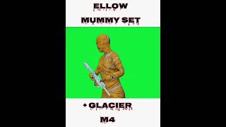 Download lagu ELLOW MUMMY SET M4 GLACIER GREEN SCREEN BGMI EMOTE... mp3