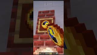 Minecraft Brick Fireplace 🧱🔥 #shorts #minecraft #minecraftshorts