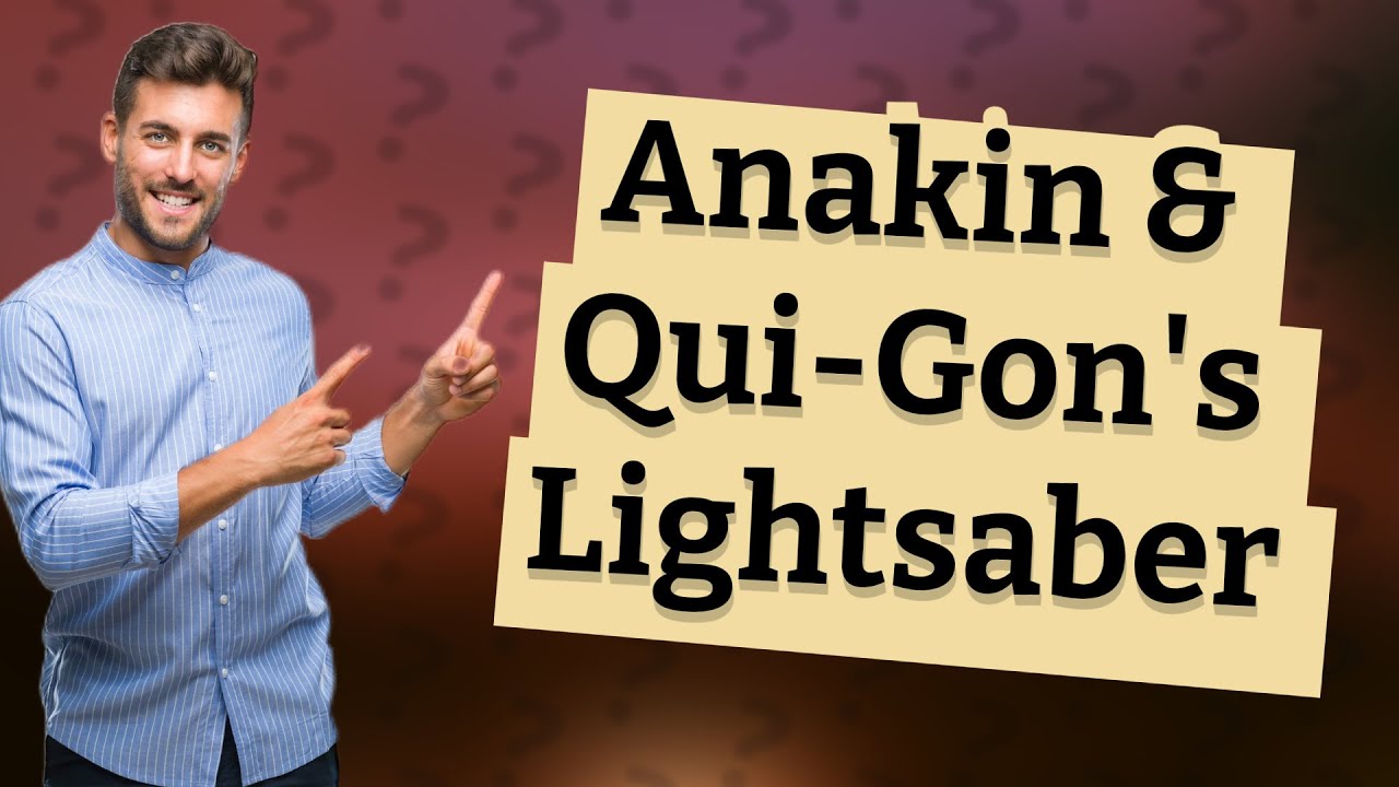 Did Anakin use Qui Gon's lightsaber? YouTube