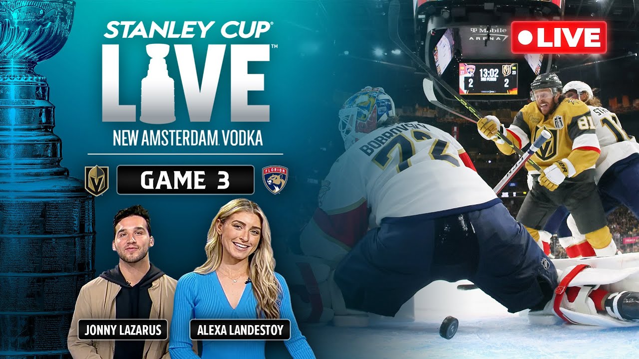 LIVE Florida Panthers vs.Vegas Golden Knights Game 3 Live Pre-Game Show