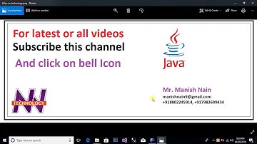 #13 Java Tutorial For Beginners | Create  Class in Java | Manish Nain