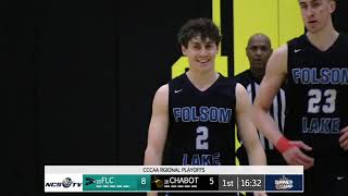 Folsom Lake vs Chabot College Men's Basketball CCCAA Regional Playoff 3/1/22