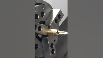 CNC turning | High quality and an extremely smooth finish #cnc #cncmachine