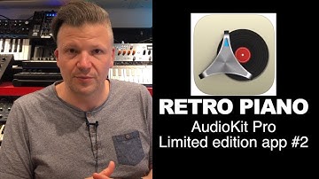 Retro Piano - Free ios synth from #AudioKit Pro - Vinyl sampled piano