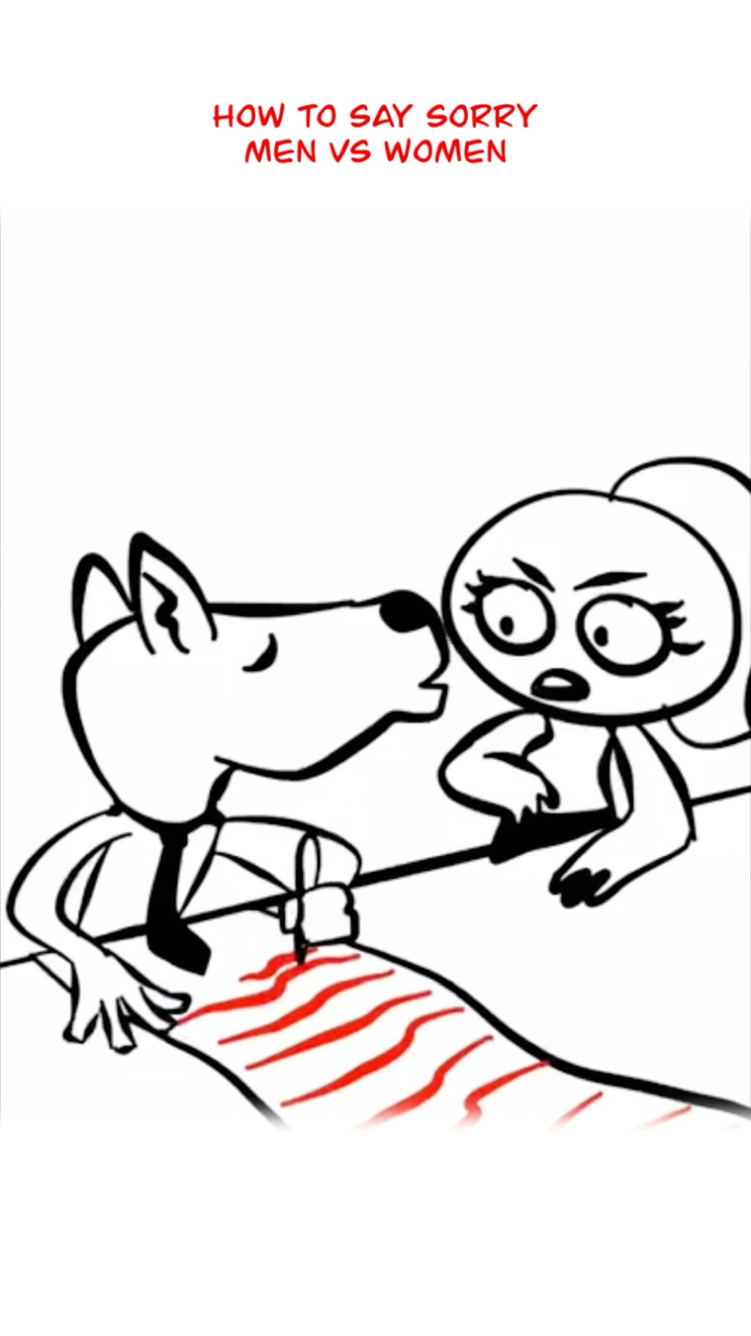 How To Say Sorry ? (Animation Meme) #shorts