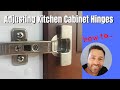 How to adjust kitchen cabinet doors that won’t close