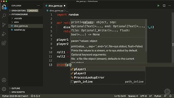 demo create a dice rolling game