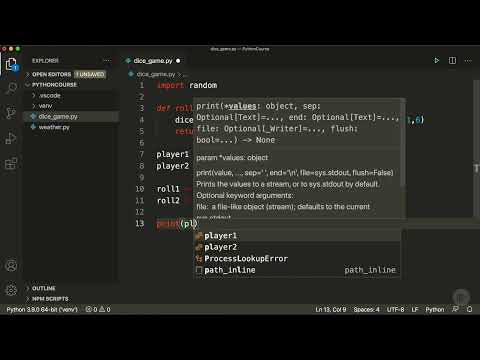 demo create a dice rolling game