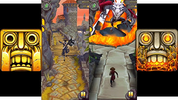 Temple Run 2 Sky Summit Vs Temple Run 2 Volcano Island