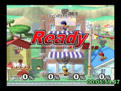 スマブラDX アドベンチャー ベリーハード 8分52秒　(ssbm Adventure Very Hard Speedrun 8,52)