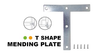 5 Holes Angle Plate Flat T Bracket Braces 5\