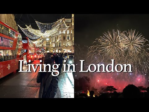 🇬🇧영국 대학원생 브이로그, 지만 잠시 학교는 잊어보도록해. 런던 크리스마스, 불꽃놀이, 토트넘 축구