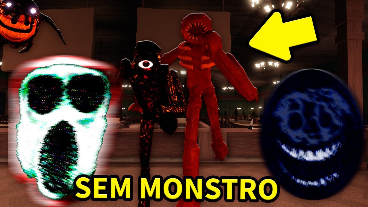 DESAFIO: ENCONTREI TODOS OS MONSTROS DE DOORS!! - ROBLOX 