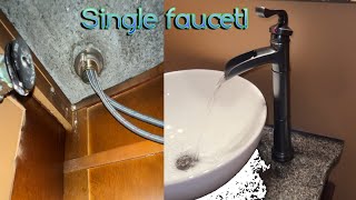 Single faucet | A very easy replacement!