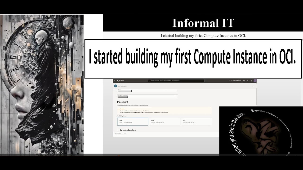 I started building my first Compute Instance in OCI - YouTube