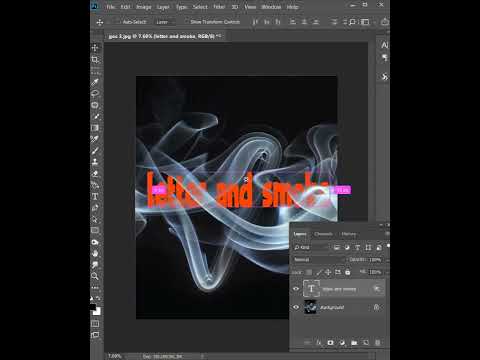 Mix letters in Photoshop #Short #Shorts #photoshop