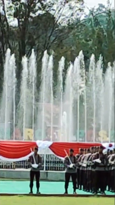 Keren!! Air Mancur di Lapangan Sintuwu Maroso Kabupaten Poso - Sulawesi Tengah