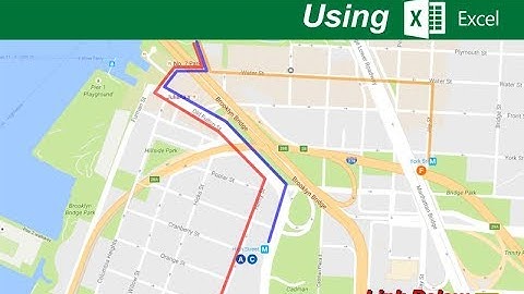 Google Maps Distance Function for Excel