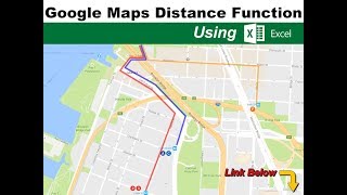 Google Maps Distance Function for Excel screenshot 2