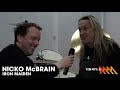 Nicko McBrain (Iron Maiden) dice que toca más rápido cuando se siente más cansado