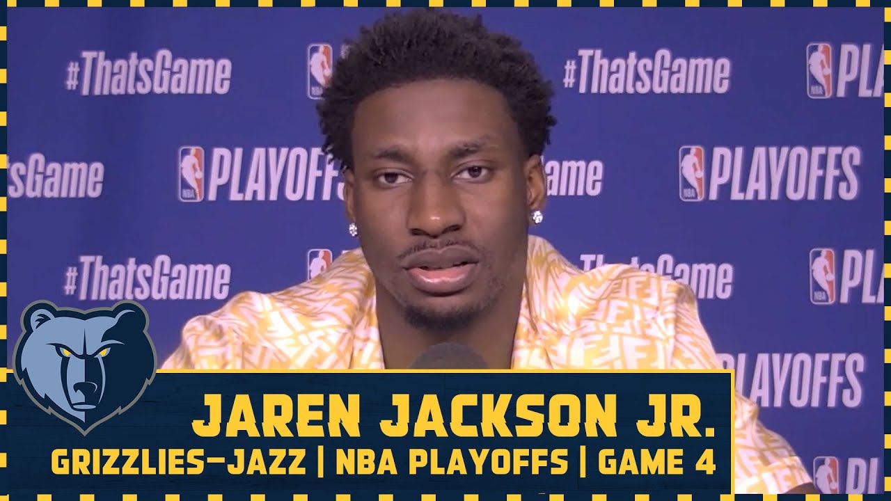 MEM@UTA: Jaren Jackson Jr. Postgame Locker Room Interview - Game 4 - NBA  Playoffs 2021 