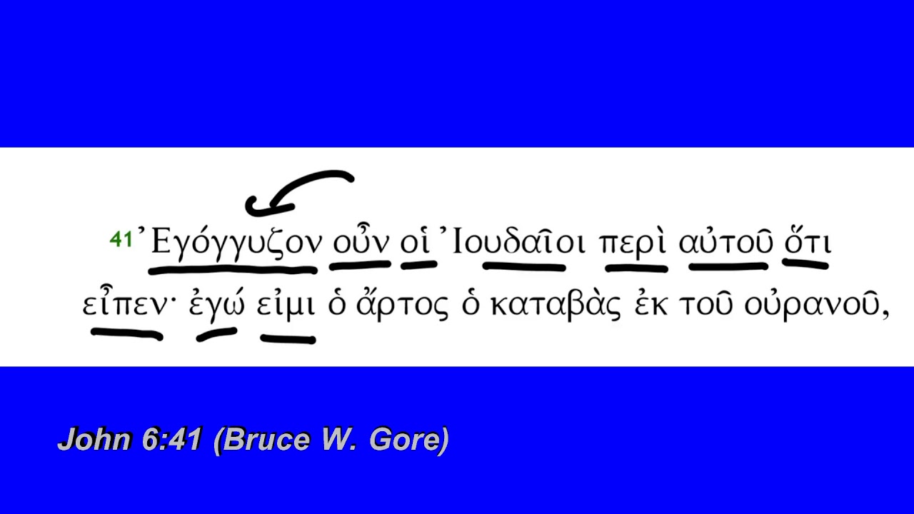 John 6:41 - YouTube