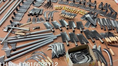 Nhíp ô tô làm lên dụng cụ làm vườn cuốc - dầm đánh cây. Móc nhãn chất lượng thép sành LH0916693112