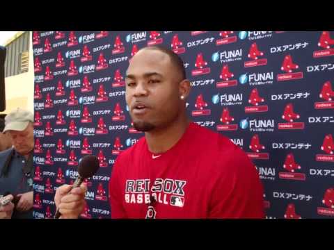 Feb 17 2011 Carl Crawford Red Sox MLB Spring Train...