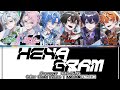 HEXAGRAM | Chronover「クロノヴァ」 - Color-Coded Lyrics KAN/ROM/ENG/IDN | 歌詞 パート分け