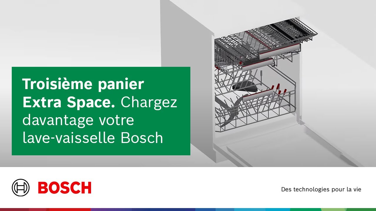 Troisième panier Extra Space - Chargez davantage votre lave