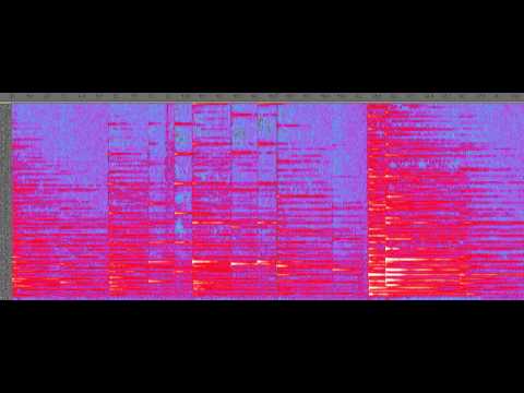 Spectrogram of passage from Pictures at an Exhibition (piano)