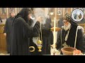الآباء الرهبان بدير السريان يصلون صلوات التجنيز يوم أحد الشعانين 17 4 2022م