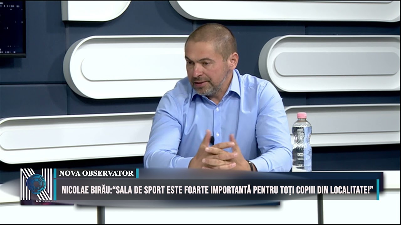 Nicolae Birău: “Sala de sport este foarte importantă pentru toți copiii din localitate!”