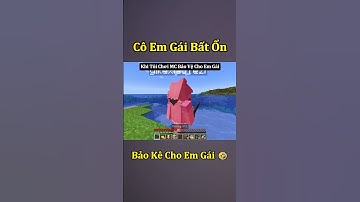 Tôi Bảo Kê Cô Em Gái Bất Ổn Nhất Trong Minecraft 🤣 #shorts