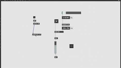 Random Clicks (Train of impulses) ~ Max/Msp