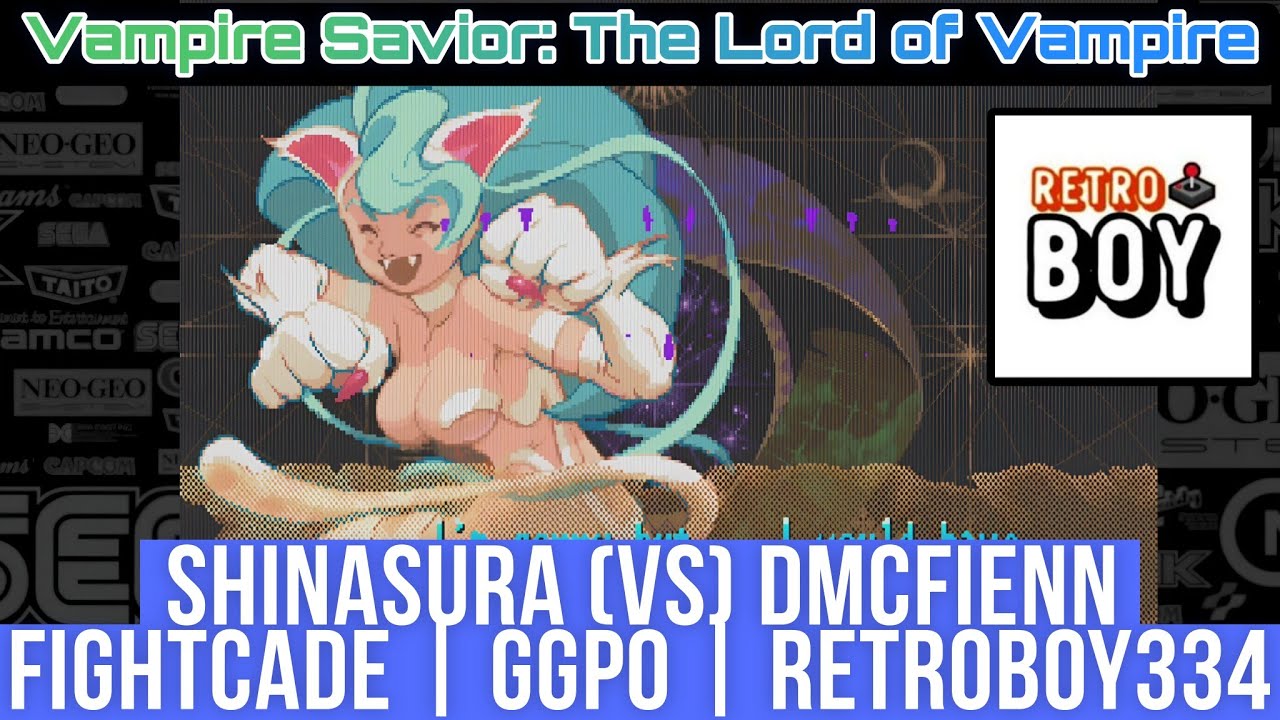 Vampire Savior: The Lord of Vampire  ShinAsura (Vs) DMCFIENN | fightcade | ggpo | retroboy334