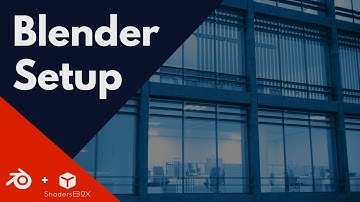 Blender setup with ShadersBOX