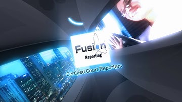 FusionReporting.com    ... fun video using our logo & our videos