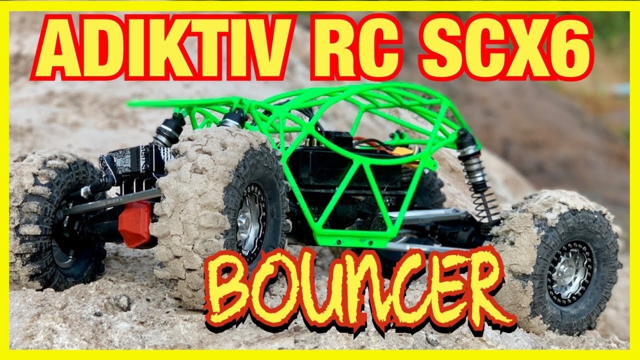 Adiktiv RC SCX6 BOUNCER! FIRST DRIVE!! - YouTube