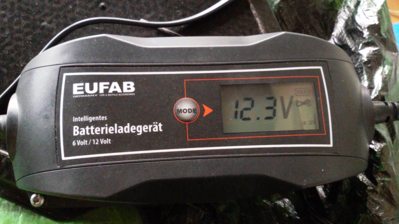 Eufab 16584 Intelligentes Batterieladegerät im Test: 2,1 gut