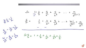 Sum of the following series `1+2/2+3/(2^2)+4/(2^3)+...` to n terms