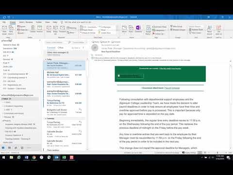 Creating Email Shortcuts