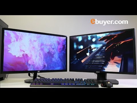 Eg Vs Asus Vg249q Gaming Monitor Comparison Youtube