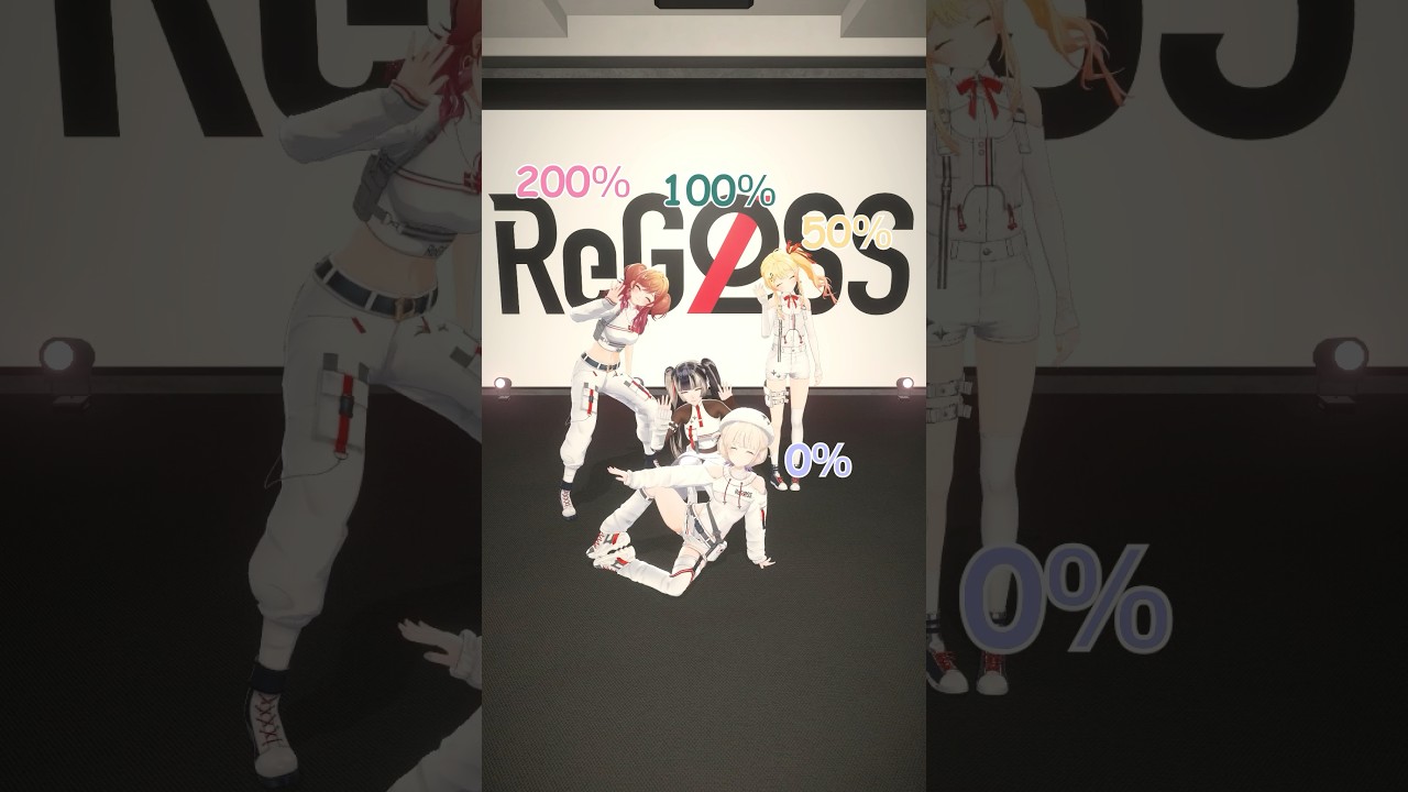#ReGLOSS が #ミッドサマーシトラス パーセンテージチャレンジしてみた🏖️ #VTuber #shorts