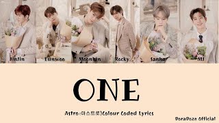 ASTRO (아스트로) – 'ONE' lyrics [Color Coded/Han/Rom/Eng] || KpOp StUfFuE ||