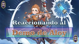 Demo de Aloy | Reaccionando a las Habilidades de Aloy | Aloy de Horizon en Genshin Impact | Foxter