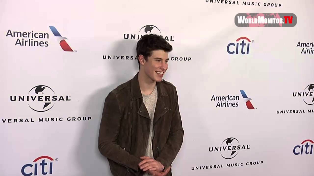 Shawn Mendes arrives at Universal Music Group's 2016 GRAMMY After Party YouTube