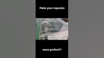 HEDAGEL R&D Softgel encapsulation machine with small batch tumbling Dryer #shorts